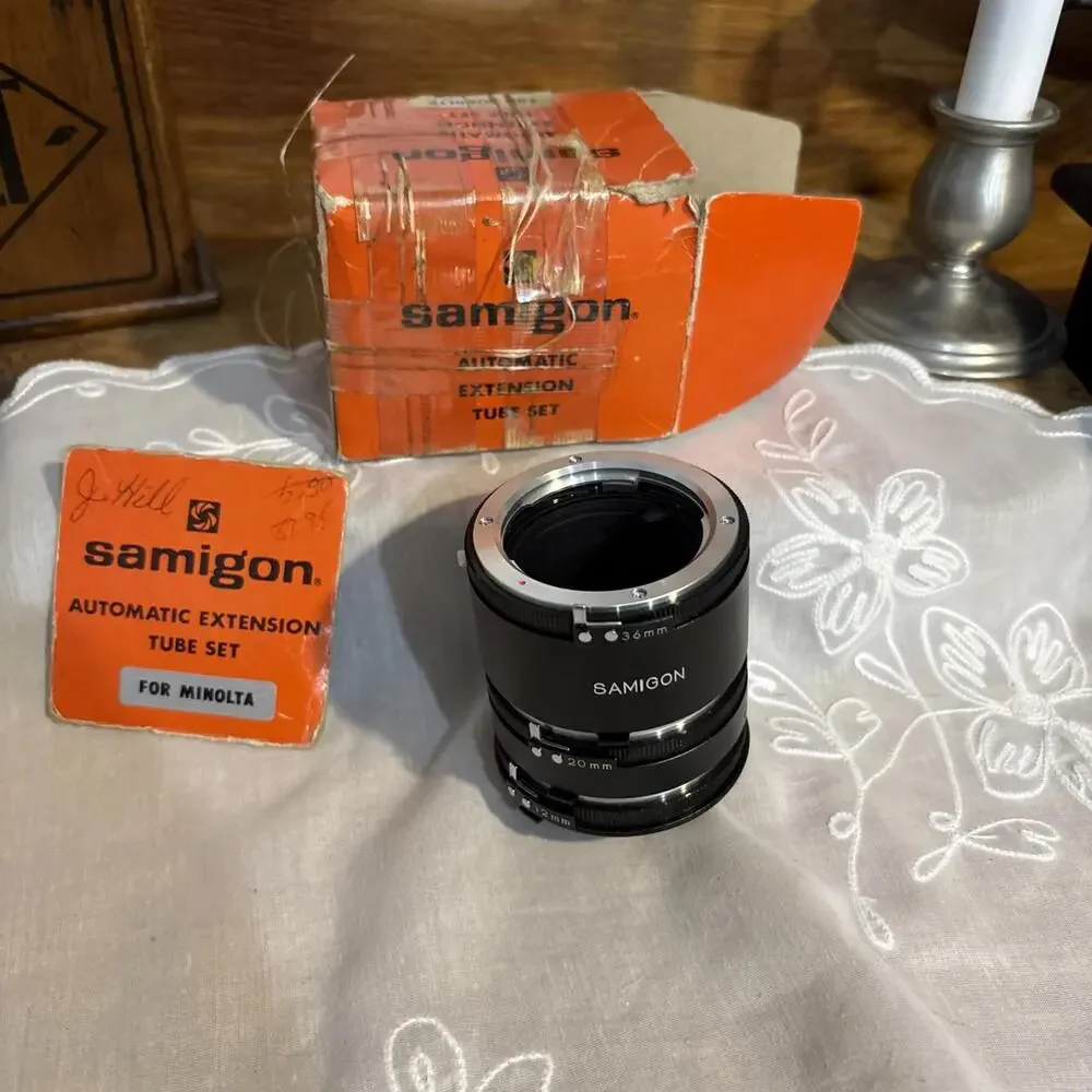 VTG Samigon Automatic Extension Tube Set For Minolta With Original Box